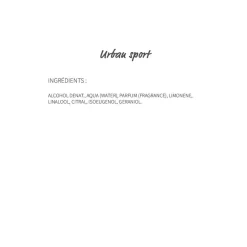 Urban Sport Eau De Parfum